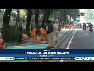 Trotoar Monas Dipercantik Sambut Asian Games 2018