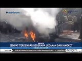 Satu Angkot di Koja Terbakar Diduga Akibat Korsleting