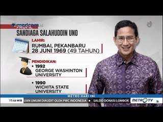 Inilah Profil Cawapres Sandiaga Uno