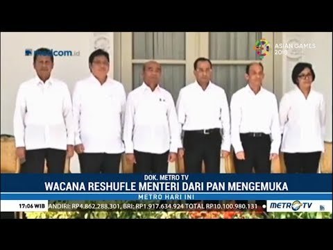 Istana Isyaratkan Reshuffle Kabinet Jilid IV Terkait Menteri Asal PAN Mundur