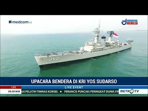 Detik-detik Upacara Bendera di Atas KRI Yos Sudarso