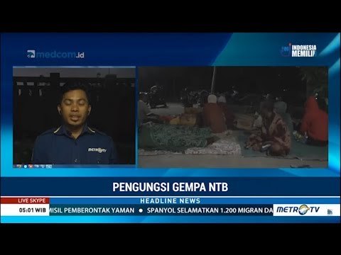 Korban Gempa NTB Sebagian Tak Kebagian Bantuan Logistik