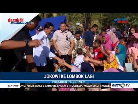 Saat Jokowi Menginap di Pengungsian
