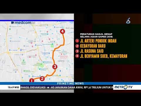 Ini Peraturan Ganjil Genap Selama Asian Games