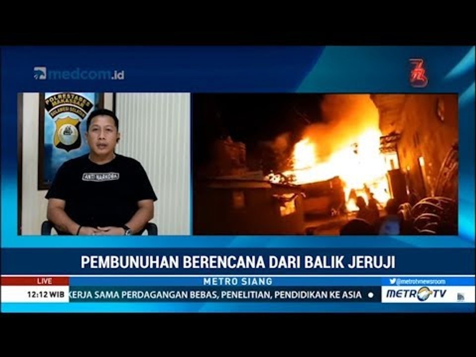 Penjelasan Polisi Soal Napi Yang Mendalangi Pembakaran 1 Keluarga Di Makassar