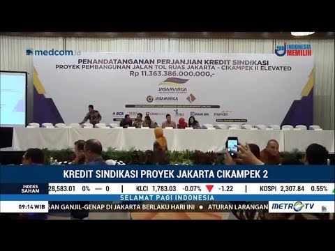 Proyek Tol Layang Jakarta-Cikampek II Disuntik Dana Rp 11 T dari 16 Bank