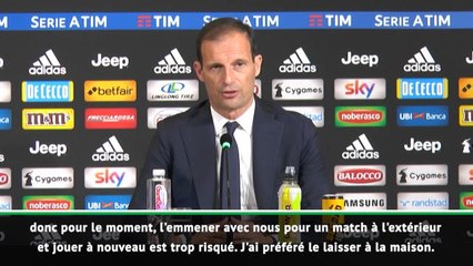 27e j. - Allegri : "J'ai laissé Cristiano Ronaldo à la maison"