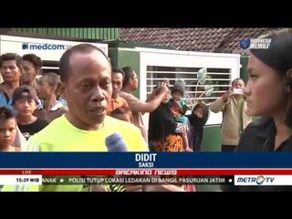Kronologi Ledakan di Pasuruan Menurut Saksi Mata