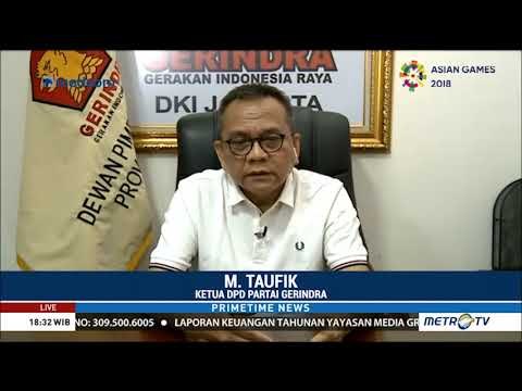 Mengaku Diintimidasi PKS soal Posisi Wagub DKI, Ini Penjelasan M Taufik