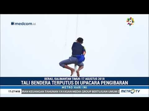 Momen Siswa Panjat Tiang Bendera Juga Terjadi di Berau