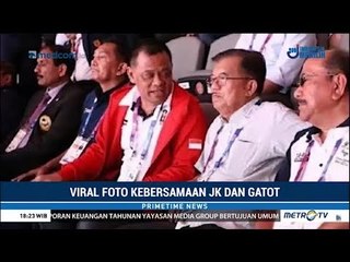 Viral Foto Kebersamaan JK dan Gatot Nurmantyo