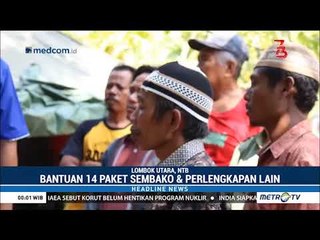 Duka Lombok, Media Group Salurkan Sembako ke Lombok Utara