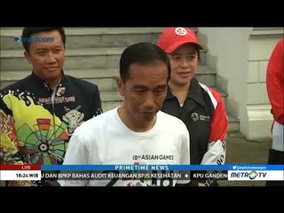 Ini Reaksi Jokowi Ditanya Cawapres Berinisial M