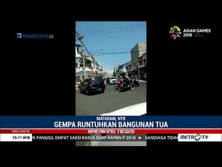 Bangunan Belanda di Mataram Roboh Akibat Gempa