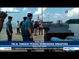 TNI AL Tangkap Kapal Asing Berbendera Singapura di Perairan Batam