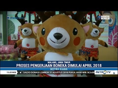Proses Pembuatan Boneka Maskot Asian Games 2018 Yang Laris Manis