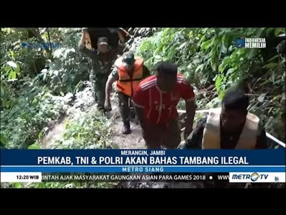 Sedih ! Lima Hari Evakuasi Tujuh Penambang Emas Di Jambi, Akhirnya Dihentikan