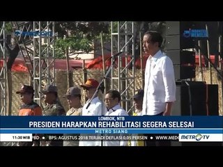 Pidato Jokowi Di Apel Siaga "NTB Bangun Kembali"