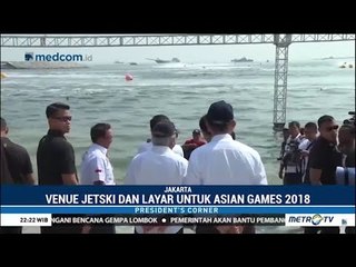 Jokowi Tinjau Venue Jetski Asian Games 2018 Di Ancol