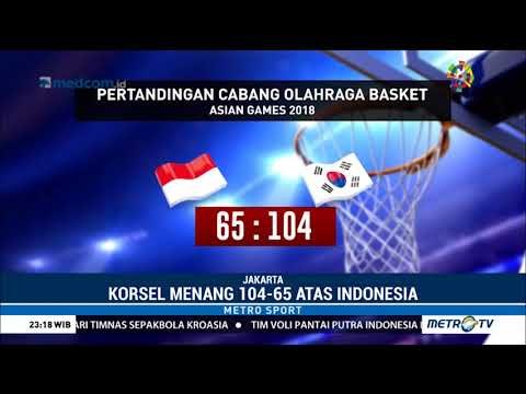 Hasil Laga Perdana Timnas Basket Indonesia Di Asian Games 2018 Melawan Korsel