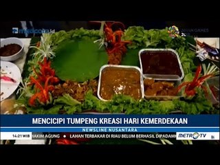 Mencicipi Tumpeng Bertema Hari Kemerdekaan