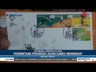 Keren ! Perangko Edisi Khusus Asian Games 2018