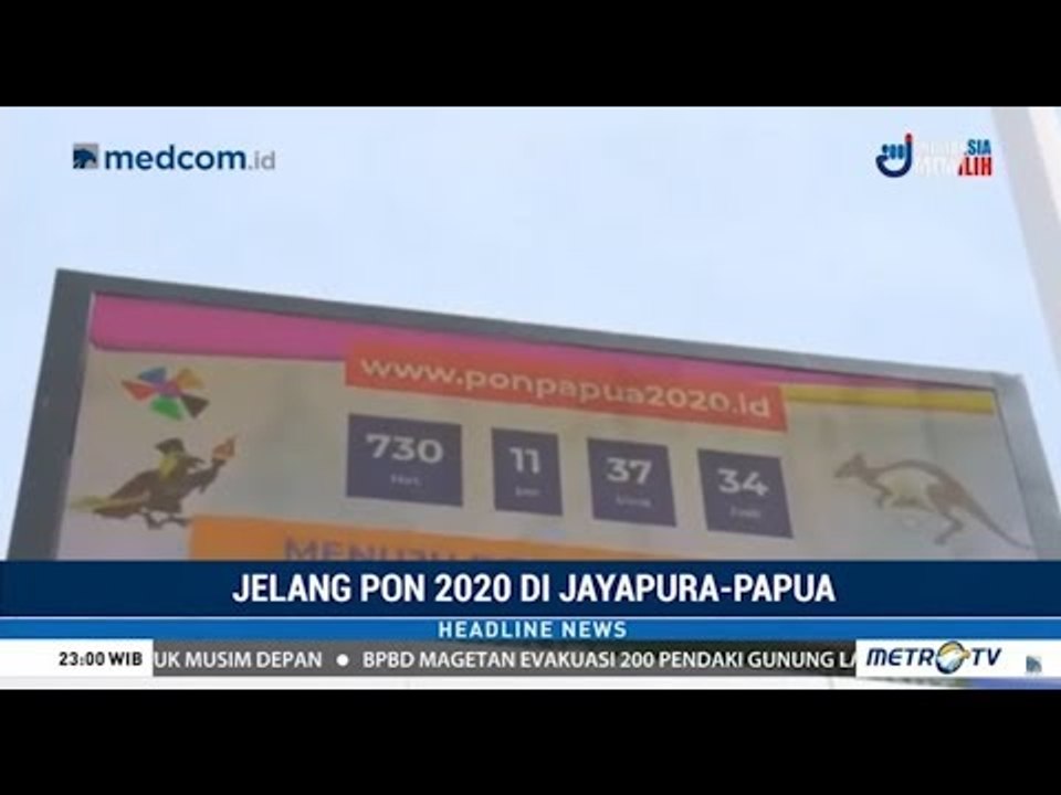PON Papua 2020 Yang Megah Sudah Dimulai Countdown Hari Ini