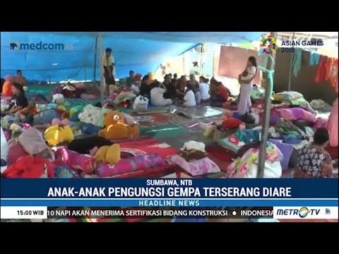 Duka Pengungsi Korban Gempa Sumbawa Yang Mulai Terserang Penyakit