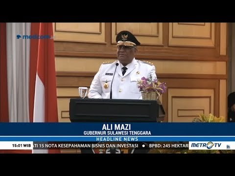 Kabar Bagus Dari Kendari : Gubernur Ali Mazi Bangun Jalan Kendari-Toronipa dalam Program 100 Hari