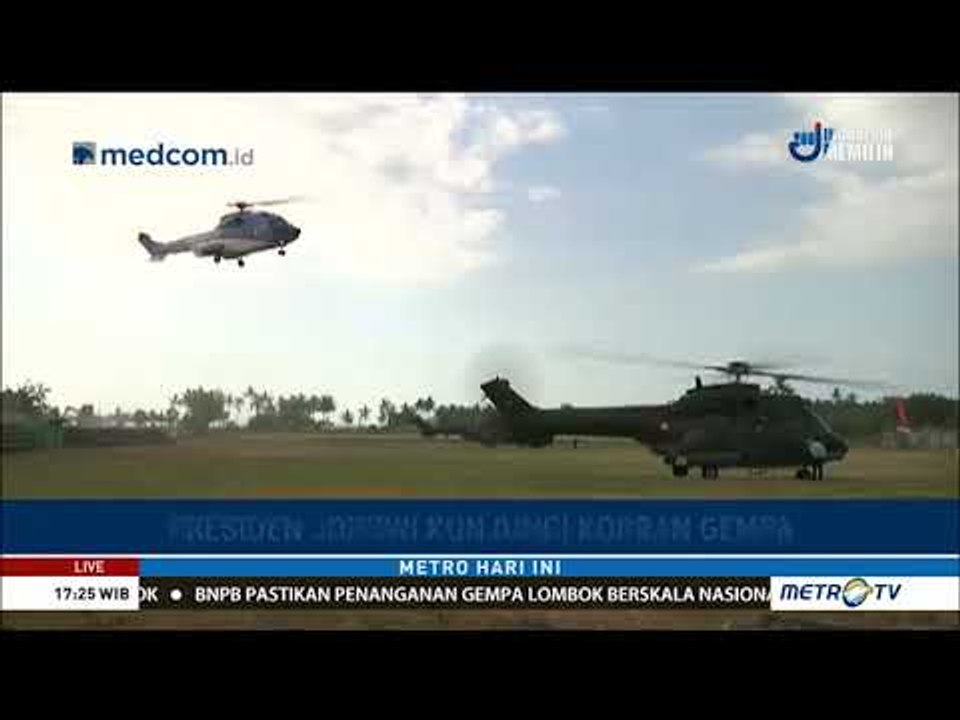 Presiden Jokowi Kunjungi Korban Gempa di Lombok