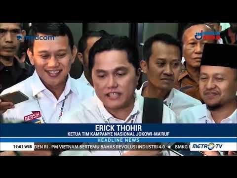 Pernyataan Menyejukkan Erick Thohir Usai Rapat Perdana TKN