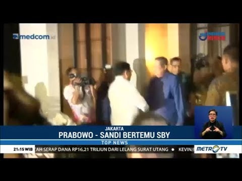 Prabowo-Sandi Bertemu SBY di Mega Kuningan