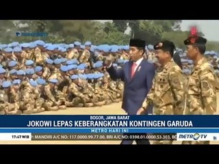 Gagah ! Jokowi Lepas Kontingen Garuda Untuk Misi Perdamaian Di Afrika Dan Timteng