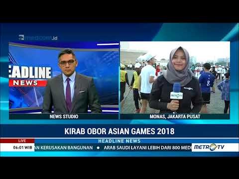 Ini Rute Puncak Kirab Obor Asian Games 2018