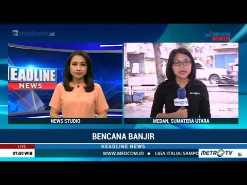 Banjir Sumatera Utara : Pelayanan Kantor Desa Di Langkat Pindah