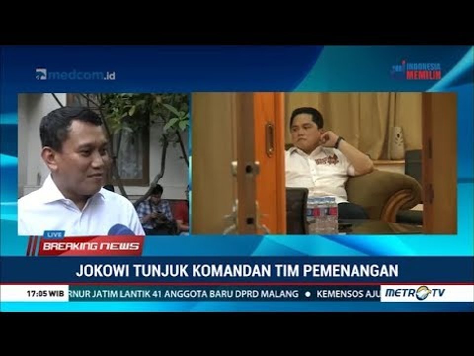 Erick Thohir Cocok Jadi Ketua TKN Jokowi-Ma'ruf