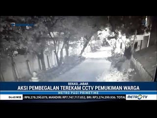 Aksi Begal di Bekasi Terekam CCTV