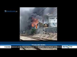 Kebakaran Gardu Listrik, Perjalanan KRL Jabodetabek Terganggu