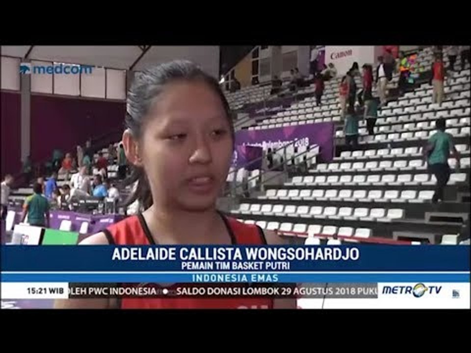 Adelaide Callista, Atlet Muda Berbakat Tim Basket Putri Asian Games