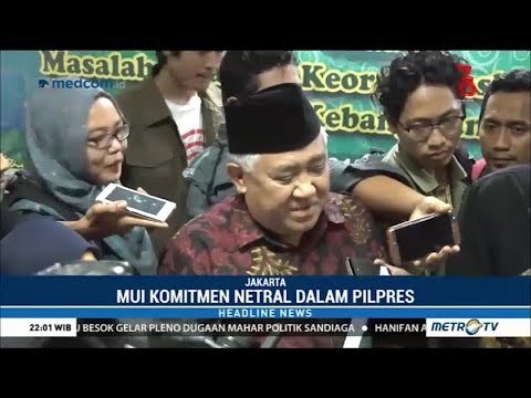 MUI Komitmen Netral di Pilpres 2019