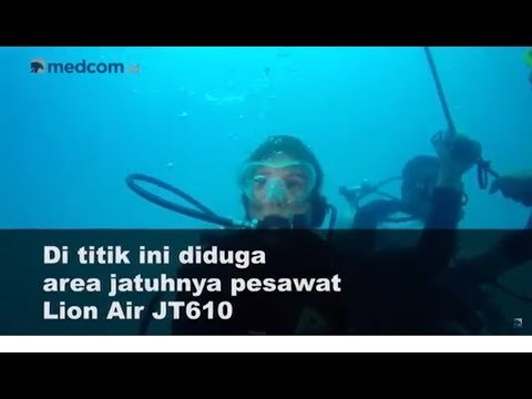 Exclusive: Suasana di Kedalaman 29 Meter di Titik Diduga Lokasi Jatuhnya Pesawat Lion Air JT610