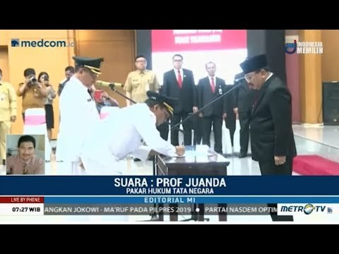 Paradoks ! 3 Menit Setelah Dilantik Jadi Bupati, Langsung Dicopot