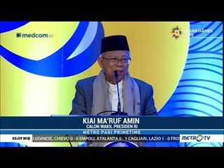 Cawapres Ma'ruf Amin Memuji Gerakan Perubahan yang Diusung Nasdem
