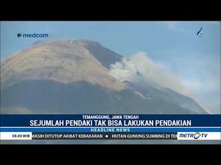 Diamuk Api, Jalur Pendakian Gunung Sindoro Ditutup Total