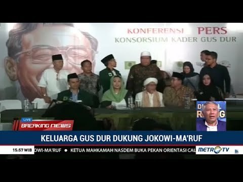 Deklarasi Keluarga Gus Dur Dukung Jokowi-Ma'ruf Disambut Hangat NasDem
