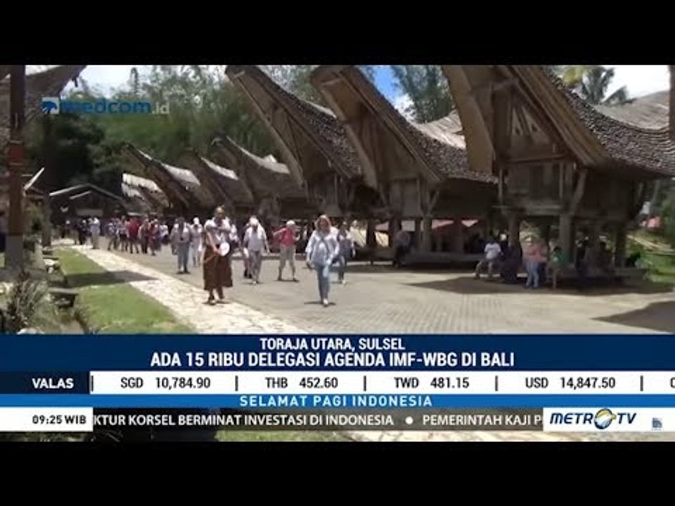 Delegasi IMF-Bank Dunia Akan Disuguhi Indahnya Tanah Toraja