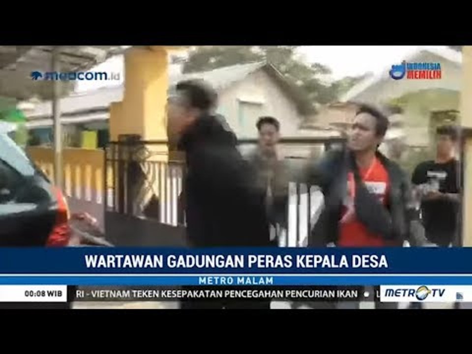 Suasana Pencidukan Reporter TV Palsu Yang Memer...