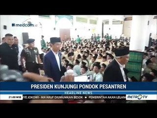 Jokowi Kunjungi Pesantren Amanatul Ummah di Mojokerto