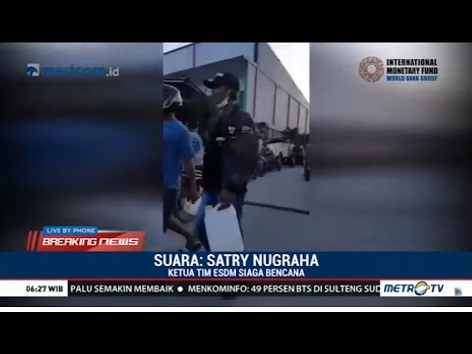 Bantuan Obat Makanan, Terpal Masuk Ke Palu & Donggala Dari Kementerian ESDM