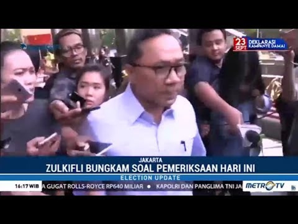 Dianggap KPK Tahu, Zulkifli Hasan Bungkam Saat Ditanyai Kasus Adiknya